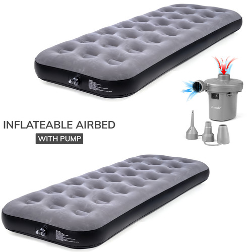 Camping airbed flocked - 2,