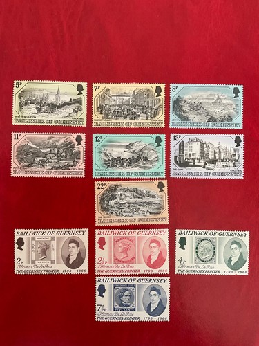 Stamps guernsey 2 - qe, guernsey,