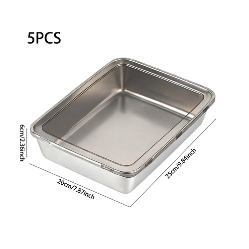 5pcs 304 stainless steel - stainless,