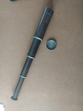 Brass bodied pocket telescope.