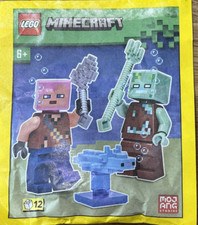 LEGO Minecraft - Adventurer with Drowned and Axolotl - Mini Set 662303  - New