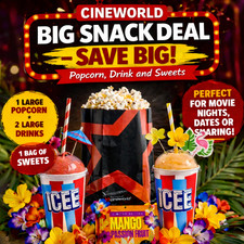 Cineworld snack deal - cineworld,