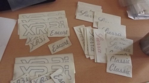 Lot escort xr3i decal - decal, /