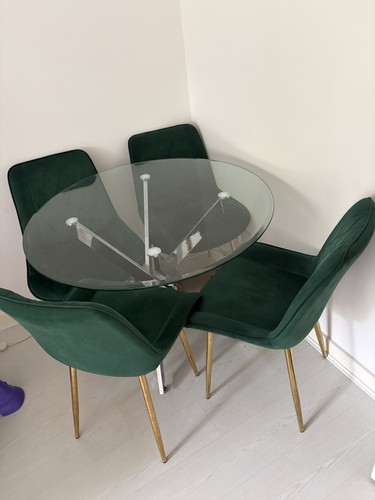 Seater table and - seater, chairs