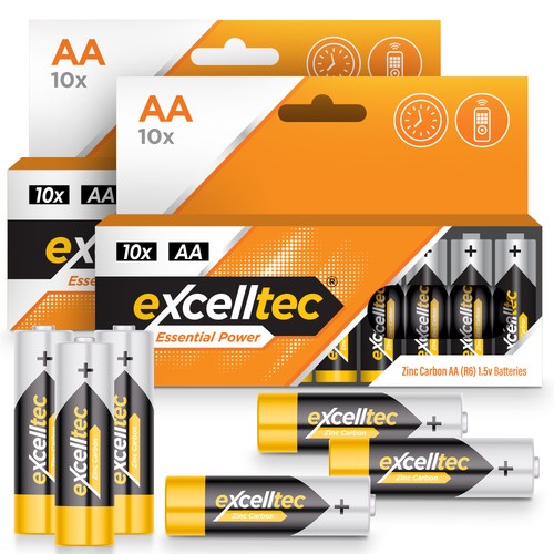 Pack aaa batteries - aa,