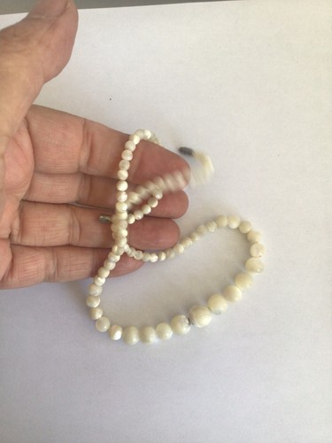 Mother pearl necklace - mother,