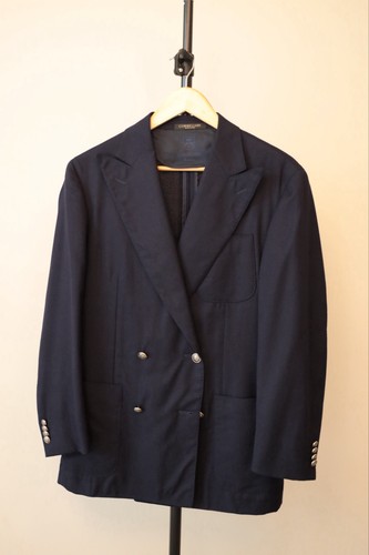 Corneliani navy blazer double - corneliani,