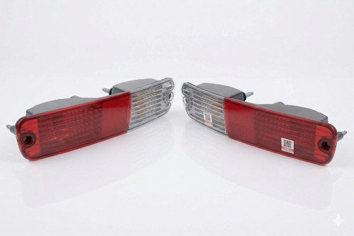 Rear bumper indicator and - bumper,