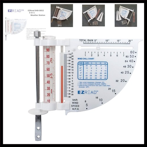 Weather station white - 5-in-1, station,