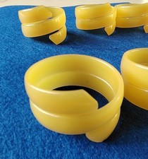 Vintage Yellow Bakelite Napkin