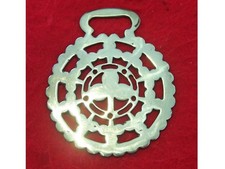 Antique Stamped Horse Brass a