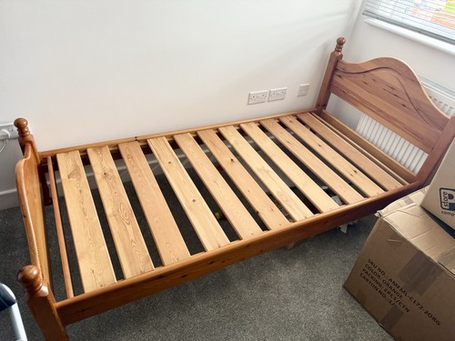 Single bed frame - frame, pine