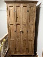 Beautiful Vintage Pine Linen Cupboard, Kitchen Larder