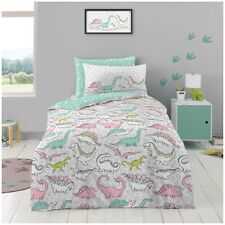 Kids Dinosaur Duvet Cover Set