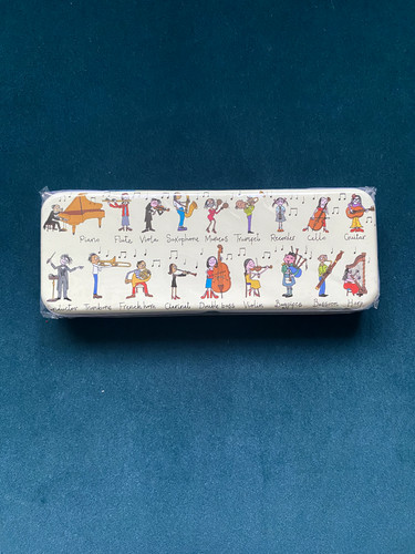 Musical tin pencil - tin,