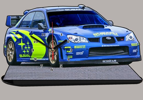 Miniature rally car subaru - miniature,