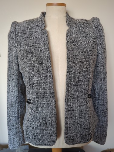 Ladies black white tweed - h&m, &white