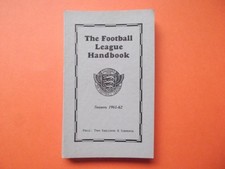 1961 - 1962  THE FOOTBALL LEAGUE HANDBOOK