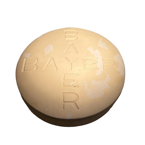 Large bayer aspirin door - aspirin,