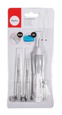 Rayher Embroidery Pen Set for Needle Punching, Adjustable Needle Punch Kit for P