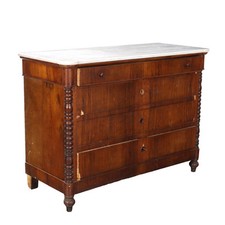 Antique Chest of Drawers Louis Philippe Walnut XIX Century Original