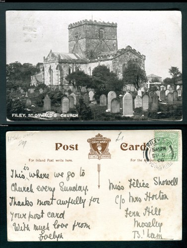 Filey oswald church 1906 - st,