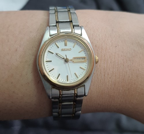 Seiko ladies two tone watch - two,