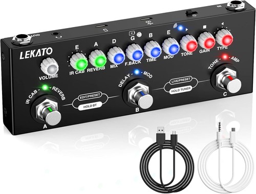 Lekato multi effects guitar - multi,