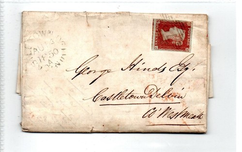 Ireland bray 1850 penny red - ireland,