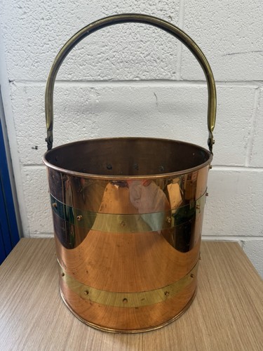 Vtg brass copper - copper, riveted