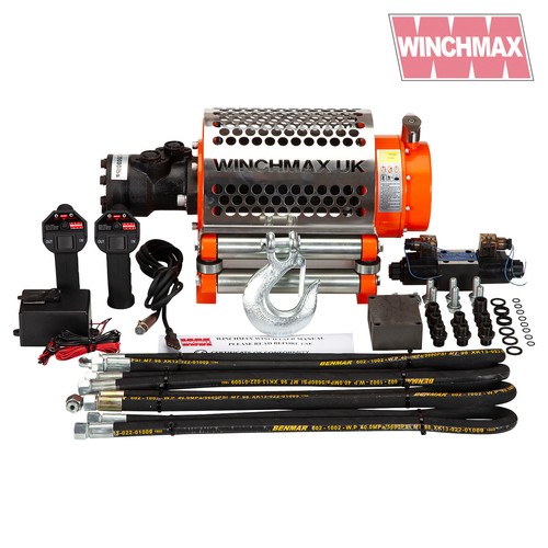 Hydraulic winch 20000 lb - winch,