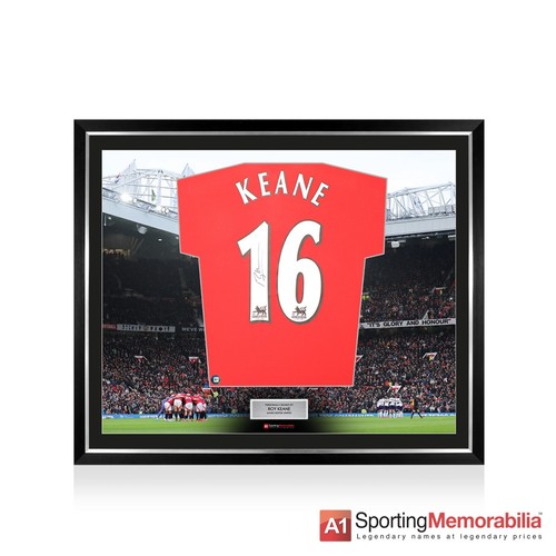 Framed roy keane signed - roy,