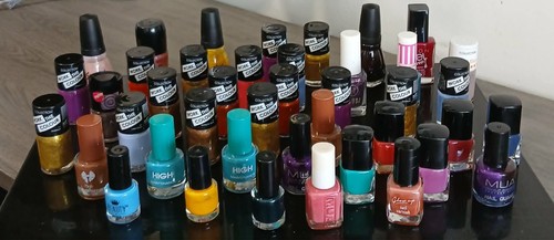Job lot nail polishes - polishes, 42