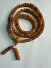 Buddhist 108 Prayer Beads Mala Bracelet/Necklace + Pouch. Best of Gift. New