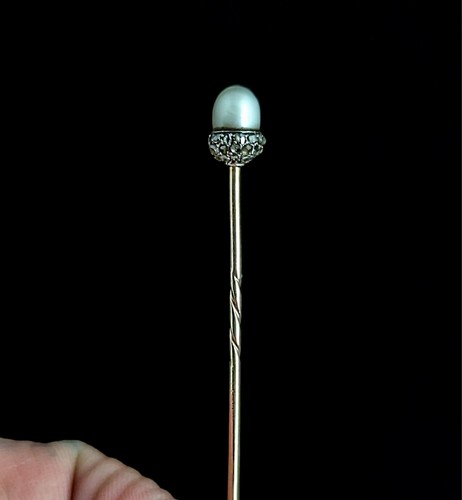 Antique diamond and pearl - antique,