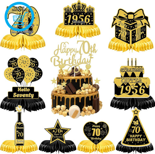 70th birthday table - 70th,