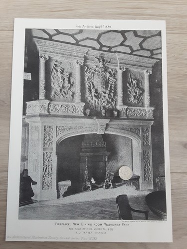 1889 antique print - 1889,