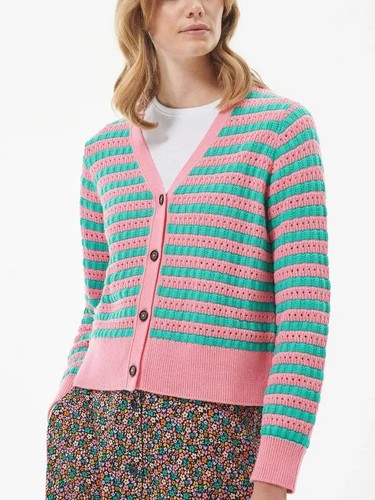 Women barbour sweater pink - sweater,