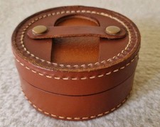 VINTAGE REAL HIDE PRESS STUD