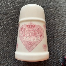 Queens Made With Love Ceramic Flour Sugar  Dredger Shaker 11cm 