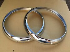 RILEY PATHFINDER BRAND NEW CHROME HEADLAMP RIMS X 2 FREE UK POST