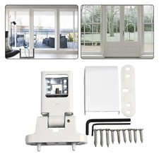 UPVC Door Flag Hinge Flip Hinge for PVC French Doors with screws White