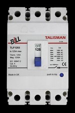 BILL 125 AMP 25kA TRIPLE POLE MCCB TLF1253