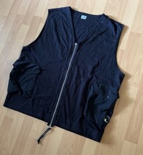 C.p Company 3XL XXXL Cotton Vest Bodywarmer Gilet Nylon Pockets Lens Goggle Zip