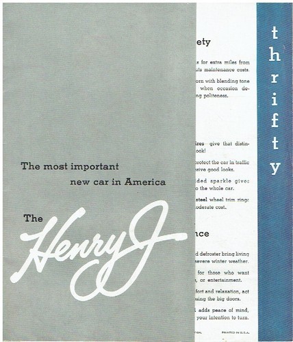 Kaiser frazer henry - 'henry, 4-