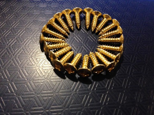 19x gold chrome scratchplate - chrome,
