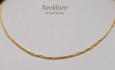 22ct solid gold chain - solid, 3.2g