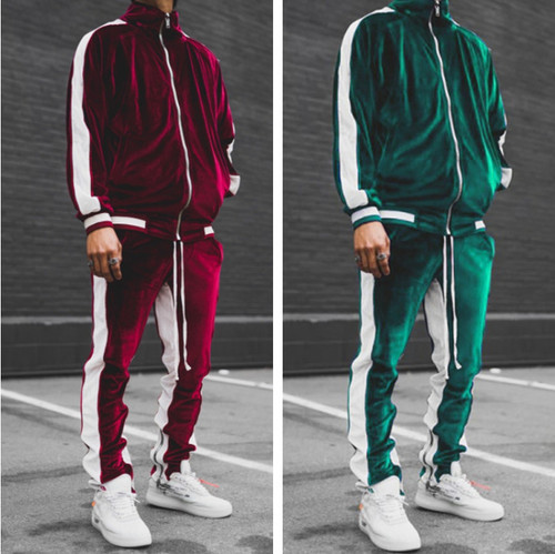 Men pcs full zip golden - zip,