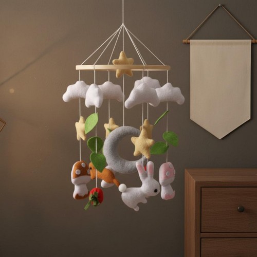 Handmade moon and bunny - handmade,