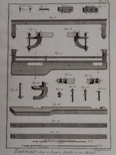 vintage print WOOD TURNING
